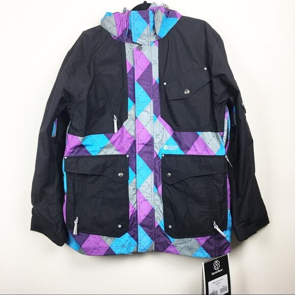 Mens 219601 Special Blend Utility GNARGYLE Snowboard Jacket 963 Size Medium NWT - Picture 3 of 14
